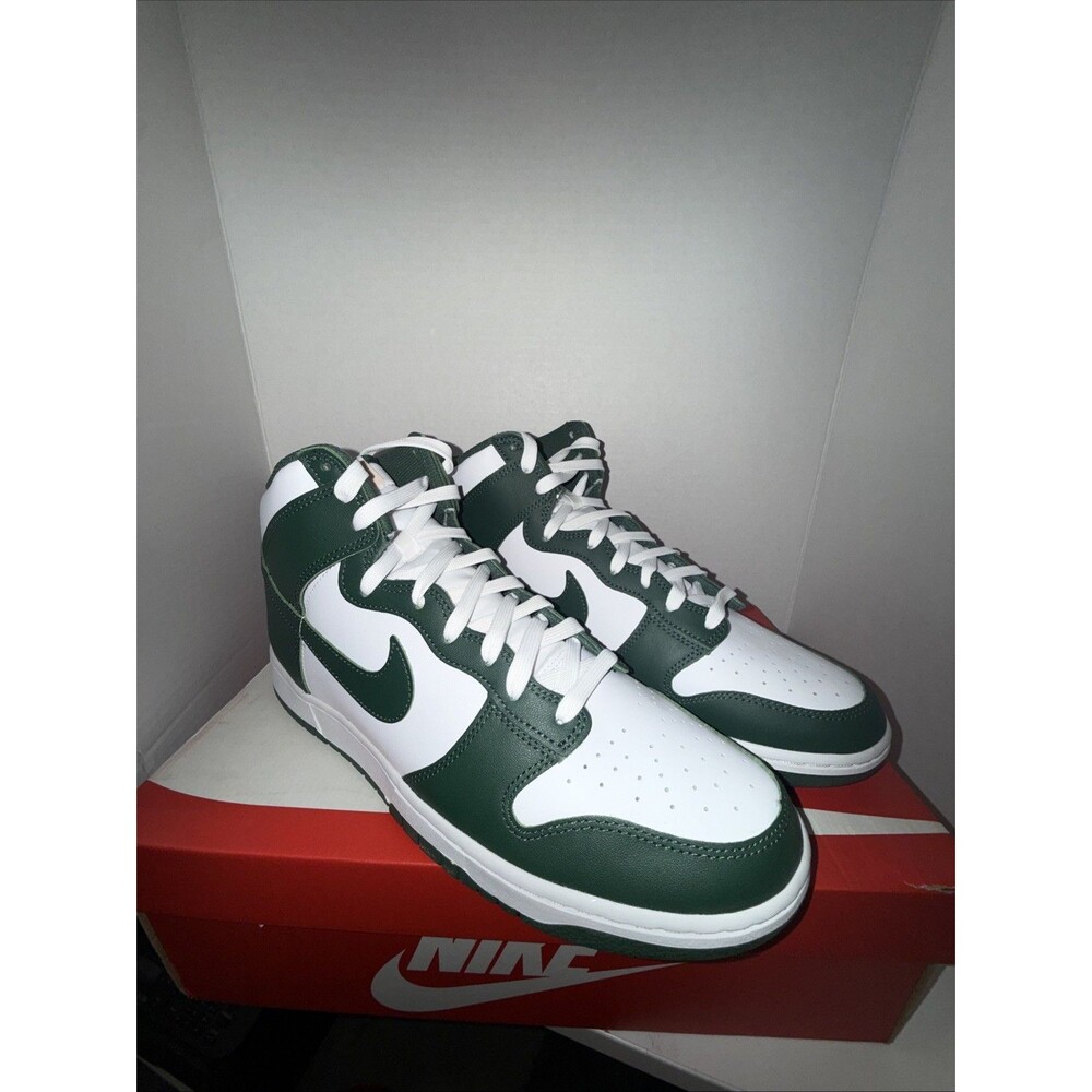 Size 12.5-Men’s Nike Dunk High Retro Australia Noble Green White DD1399-300 NEW